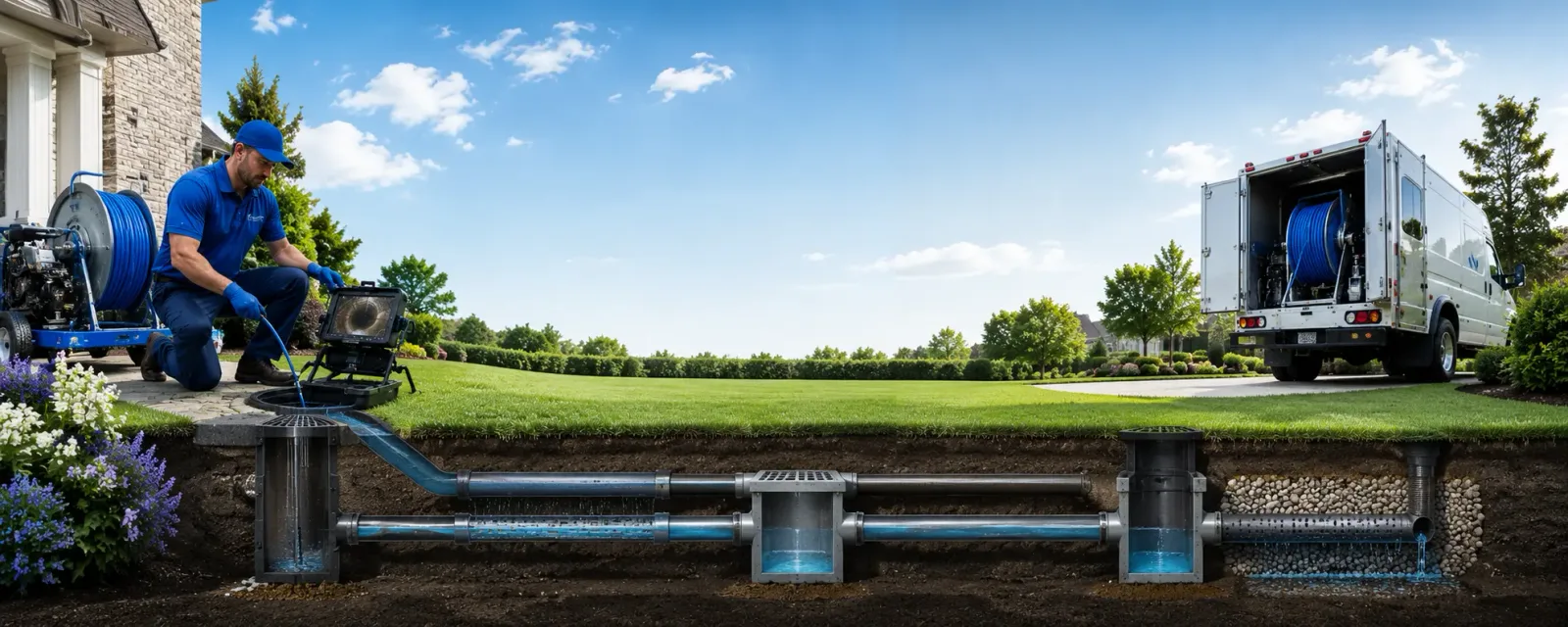 Outdoor drain cleaning information for Brunswick, MO